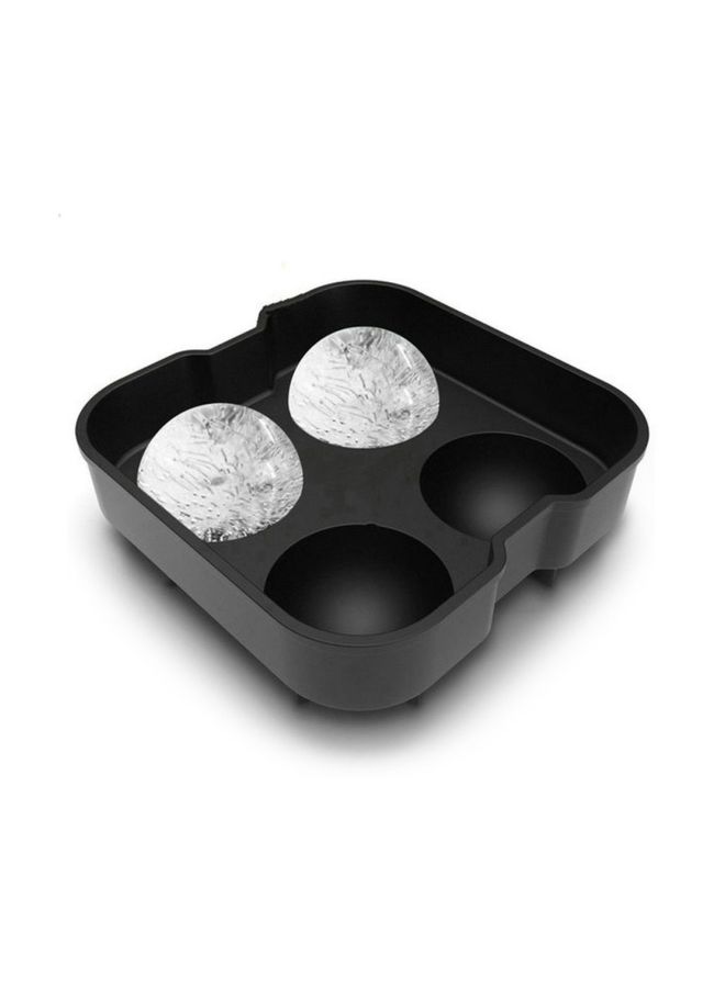 Beauenty 4 Cavity Sphere Shaped Ice Mould Black 12x5.2x12centimeter - Image 3