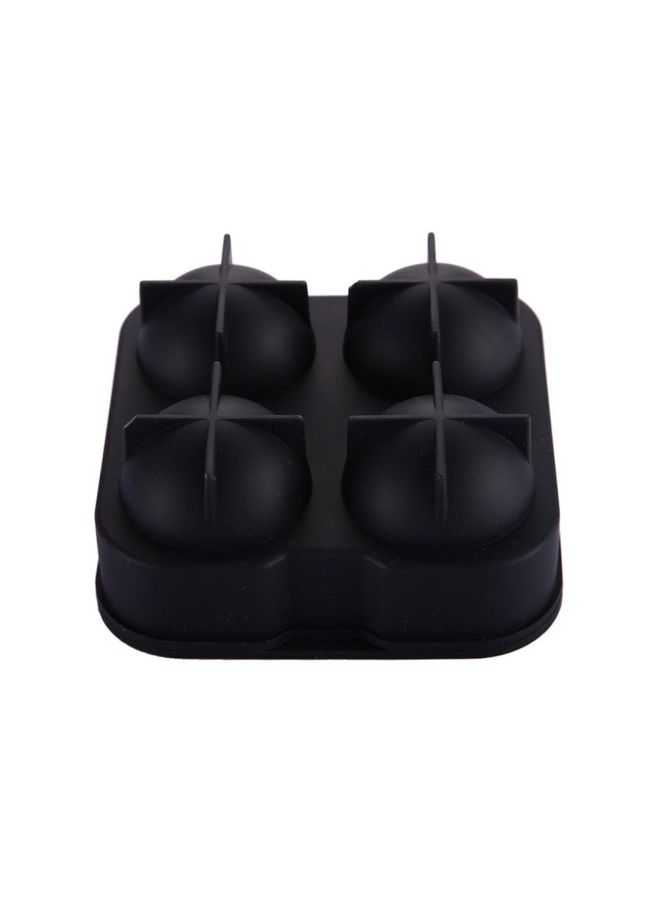 Beauenty 4 Cavity Sphere Shaped Ice Mould Black 12x5.2x12centimeter - Image 4