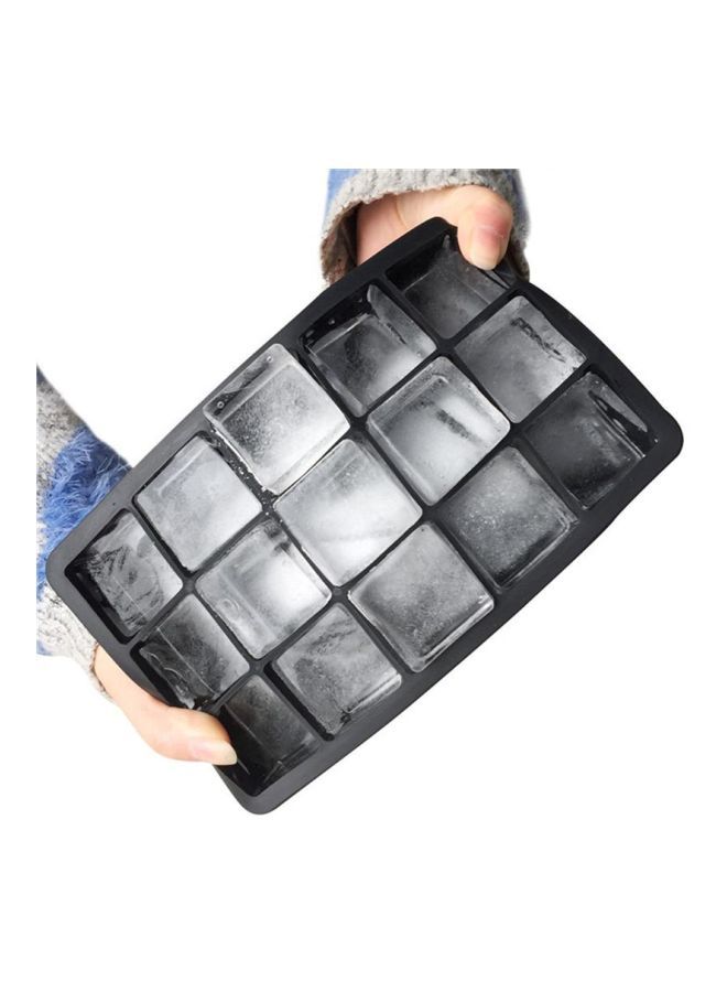 بيوينتي قالب ثلج من السيليكون مكعب الشكل بعدد 15 تجويفاً أسود 18.6x11.6x3.4سم - Image 2
