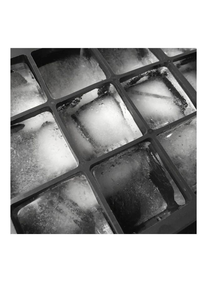 بيوينتي قالب ثلج من السيليكون مكعب الشكل بعدد 15 تجويفاً أسود 18.6x11.6x3.4سم - Image 4