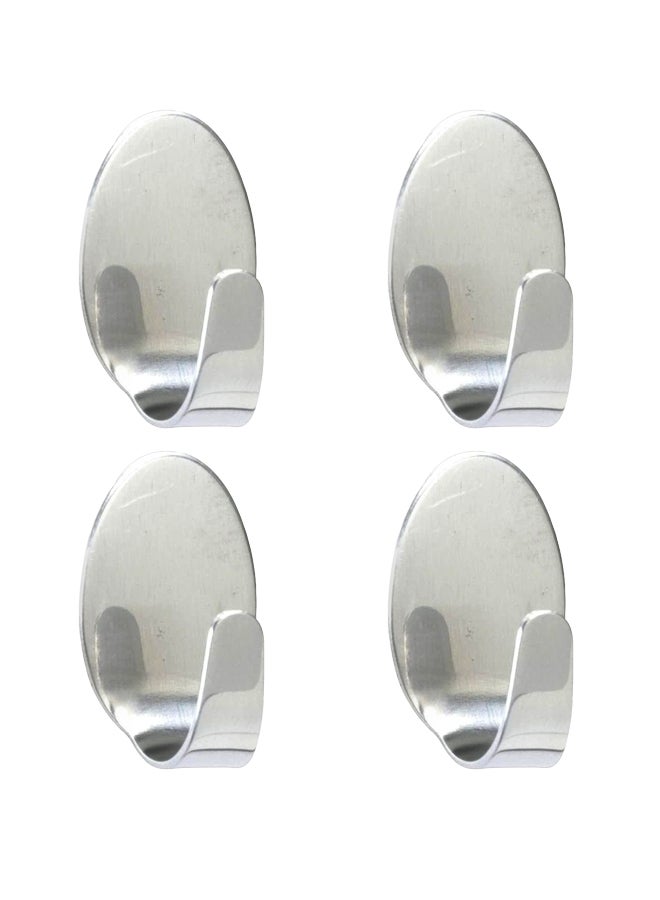 4-Piece Stainless Steel Midget Hook Set Silver - v1585748552/N36220681A_1