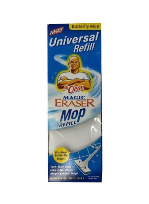 Magic Eraser Butterfly Mop Refill White/Blue
