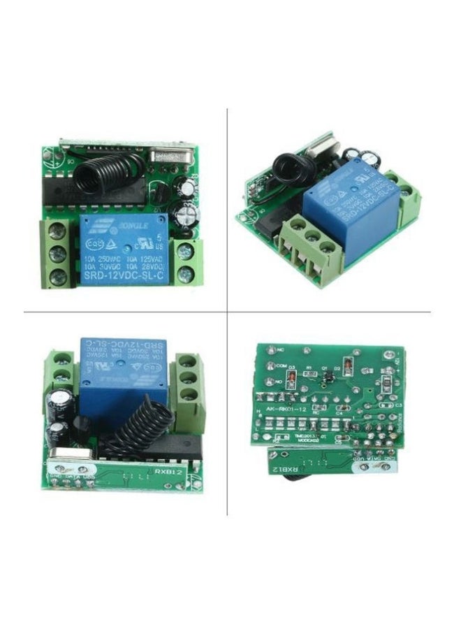 Generic - Pack Of 7 RF Wireless Remote Control Set Black/Grey/White 12.5cm - Image 1
