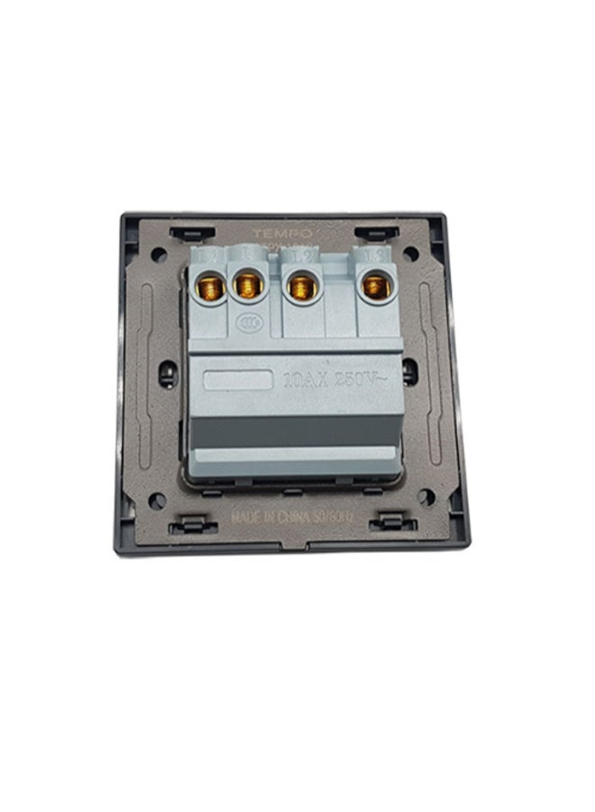 TEMPO 3 Gang Wall Switch White 7x7cm  - Image 3