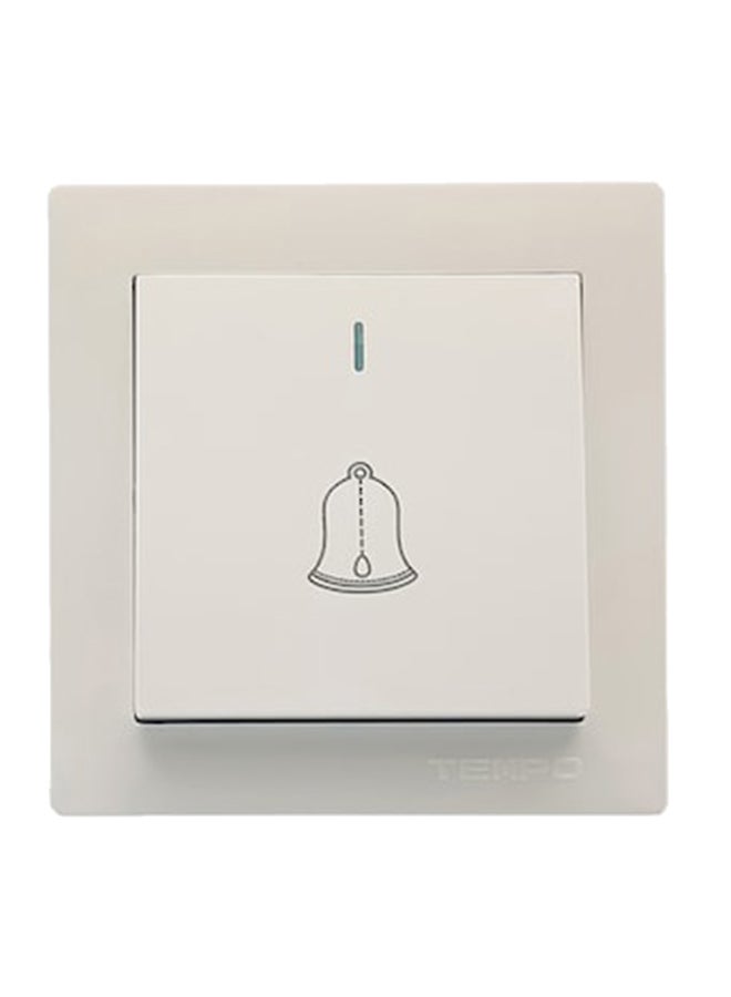TEMPO Doorbell Switch White  - Image 1