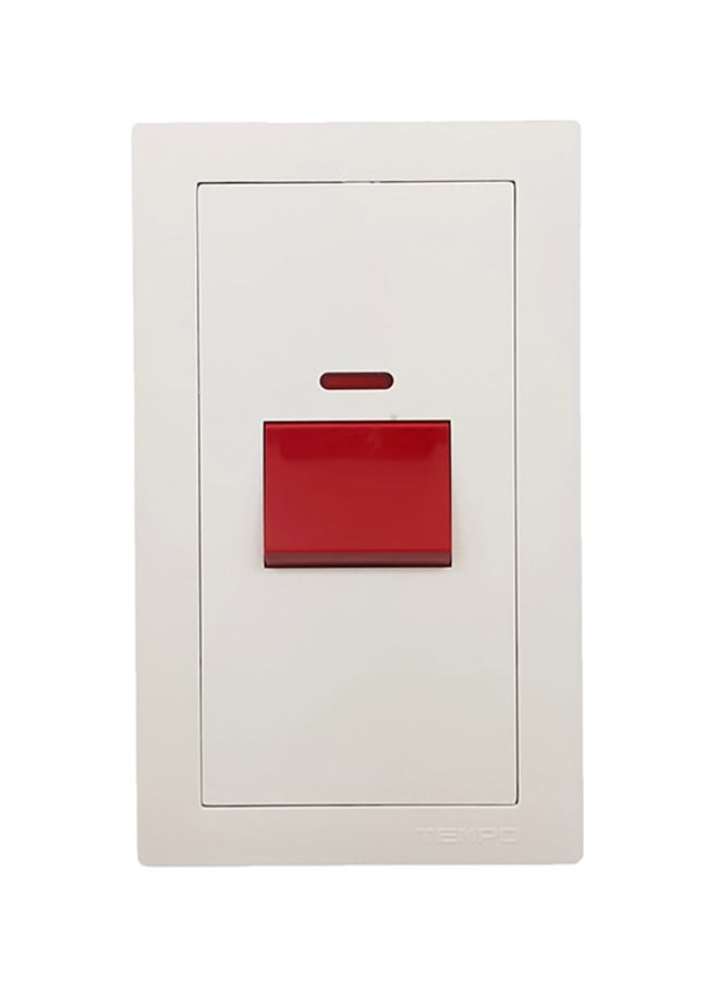 TEMPO Air Conditioner Wall Switch White 7x14cm  - Image 1
