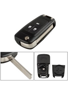 Generic Folding Flip Key Shell Case With Uncut Blade For Vauxhall Opel Astra & Zafira  - Image 3