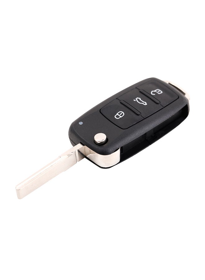 Folding Flip Key Shell Case For VW Polo Golf MK6 Touareg - Image 1