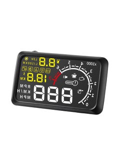 شاشة عرض X3 للتحذير بتقنية OBDII/EUOBD HUD تعمل بالبلوتوث، للسيارة.