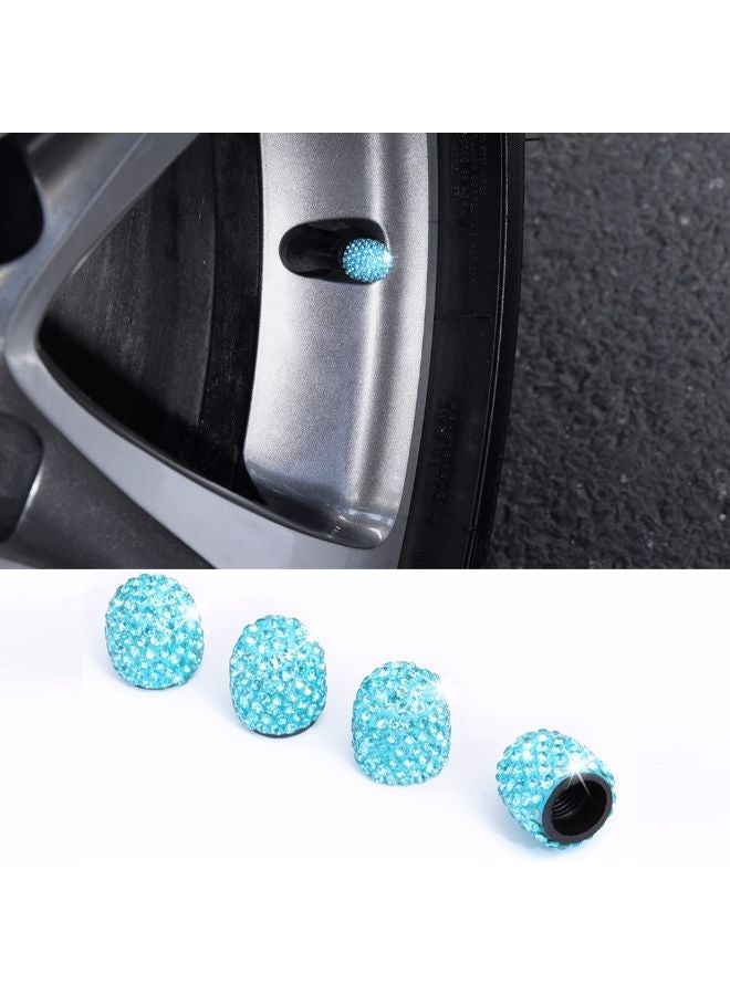 Generic 4-Piece Car Crystal Tire Valve Cap  - Image 2
