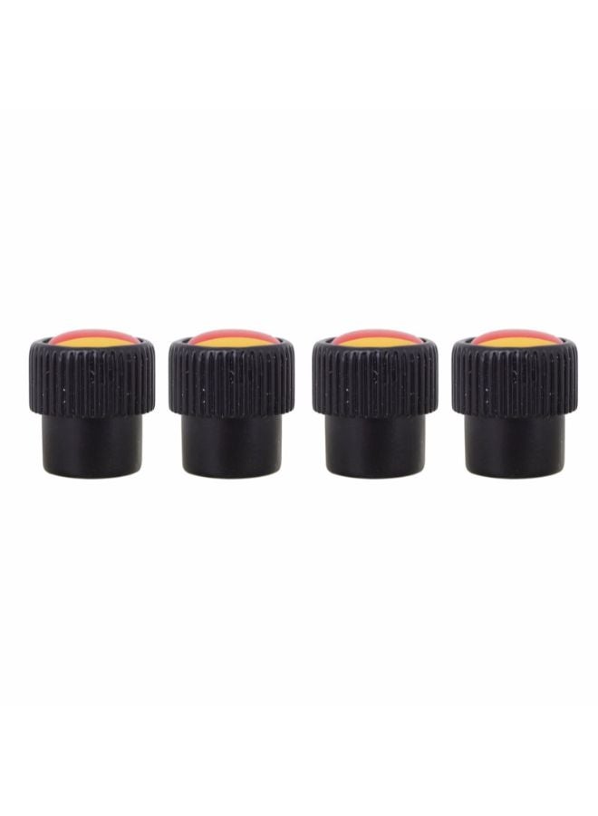 4-Piece Germany Flag Pattern Car Tire Valve Cap - Image 3