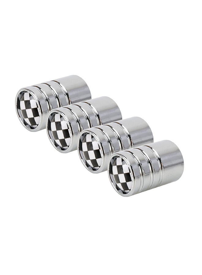 طقم أغطية صمامات إطارات السيارة مكوّن من 4 قطع - Image 1