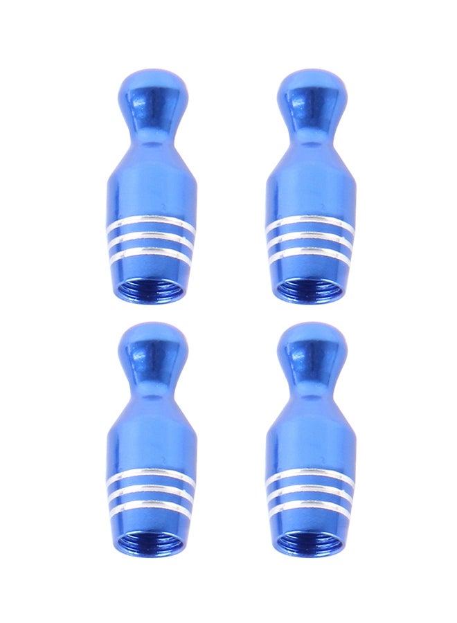 Generic 4-Piece Bowling Ball Shaped Car Tire Valve Cap  - Image 1