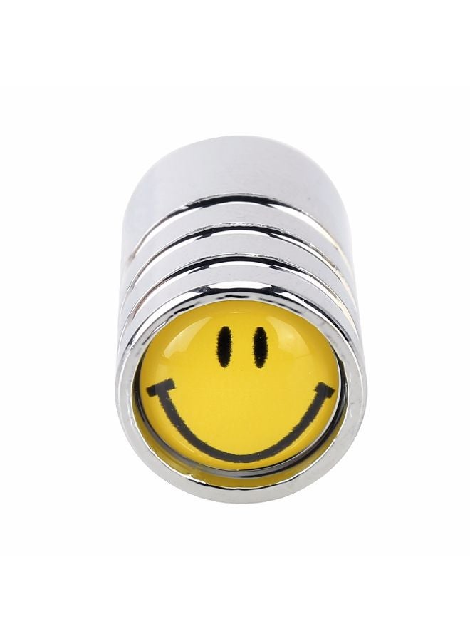 Generic 4-Piece Smile Pattern Car Tire Valve Cap  - Image 2