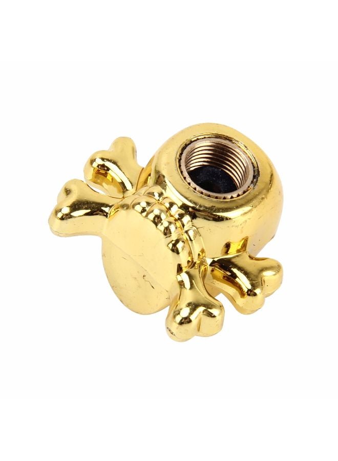 غطاء صمام إطار السيارة على شكل رأس جمجمة مكون من 4 قطع - Image 2