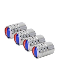 4-Piece Russian Flag Pattern Gas Car Tire Valve Cap