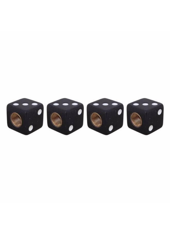 Generic 4-Piece Dice Style Car Tire Valve Cap  - Image 2