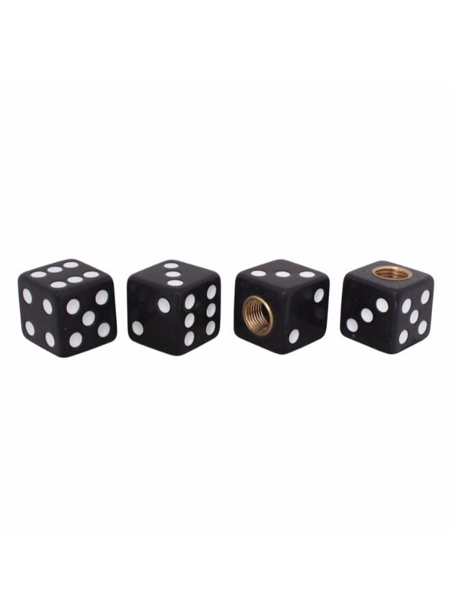 Generic 4-Piece Dice Style Car Tire Valve Cap  - Image 3