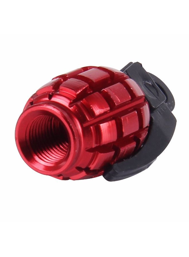 Generic 4-Piece Grenade Shaped Car Tire Valve Cap  - Image 2