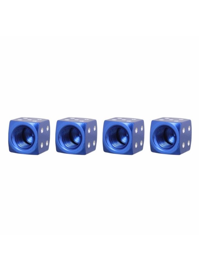 Generic 4-Piece Dice Style Car Tire Valve Cap  - Image 2