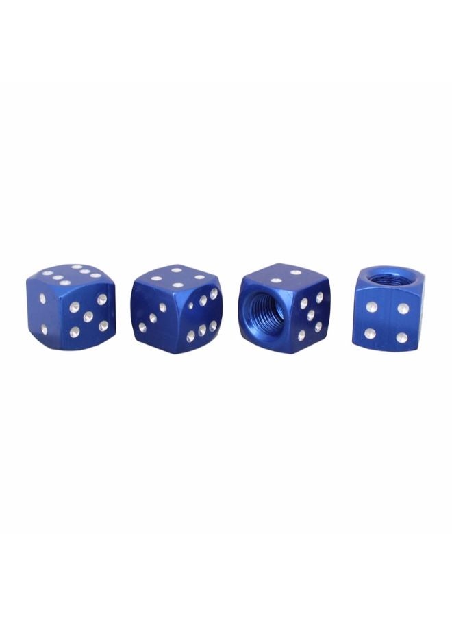 Generic 4-Piece Dice Style Car Tire Valve Cap  - Image 3