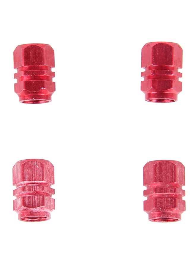 Generic 4-Piece Hexagon Shaped Tire Valve Stem Cap  - Image 1