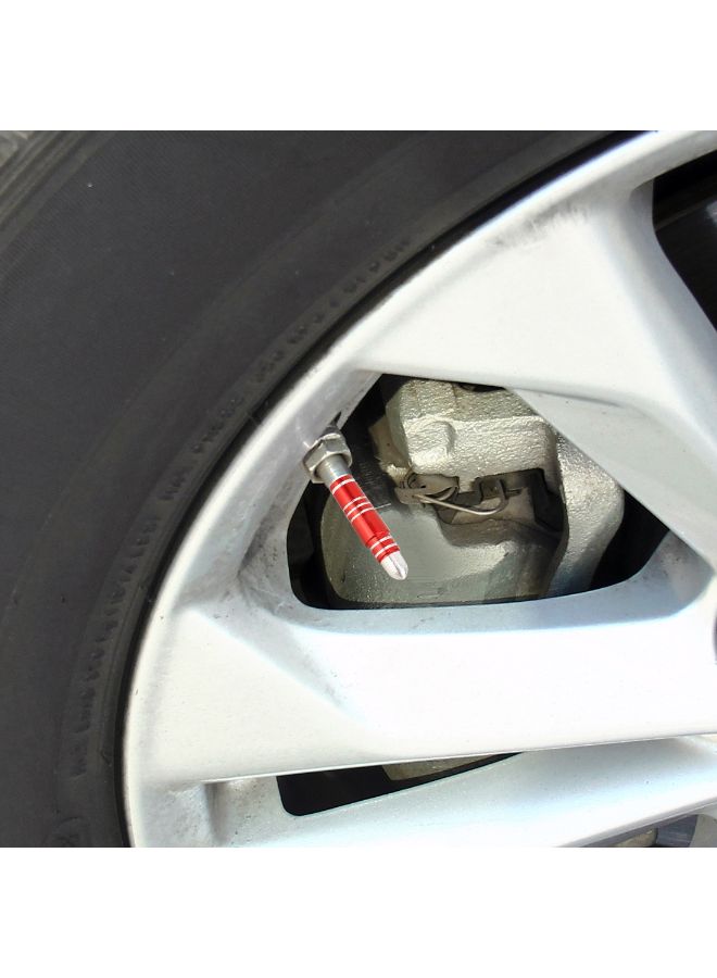 Generic 4-Piece Long Bullet Shaped Car Tire Valve Cap  - Image 3