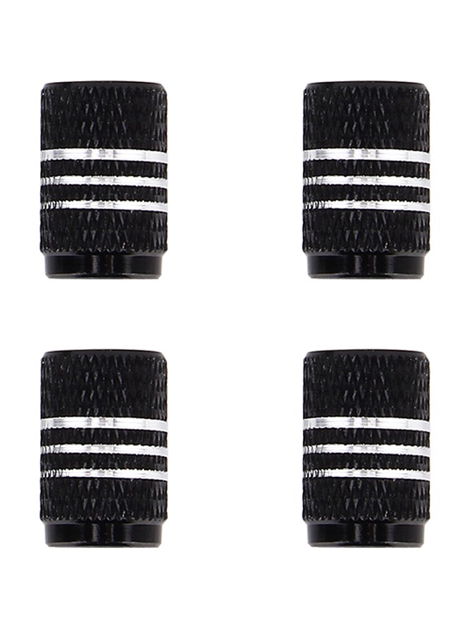Generic 4-Piece Circular Shaped Car Tire Valve Stem Cap  - Image 1