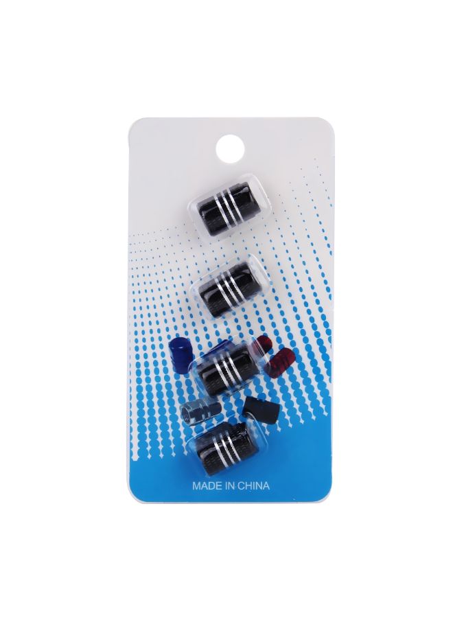 Generic 4-Piece Circular Shaped Car Tire Valve Stem Cap  - Image 5