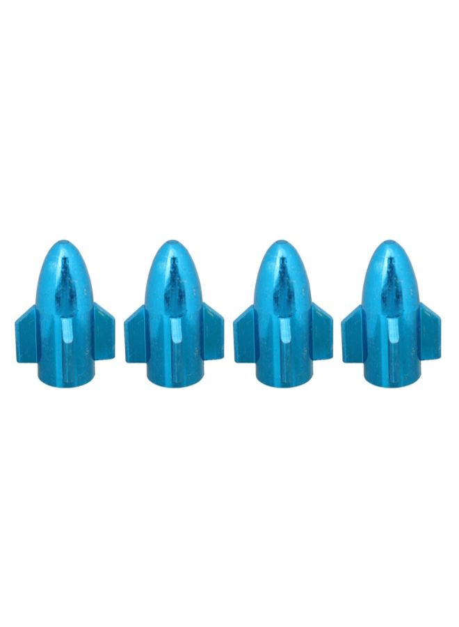 Generic 4-Piece Rocket Style Car Tire Valve Cap  - Image 2