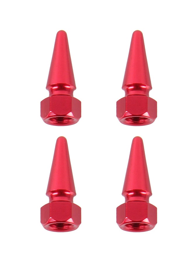 Generic 4-Piece Sharp Mouth Shaped Car Tire Valve Cap  - Image 1