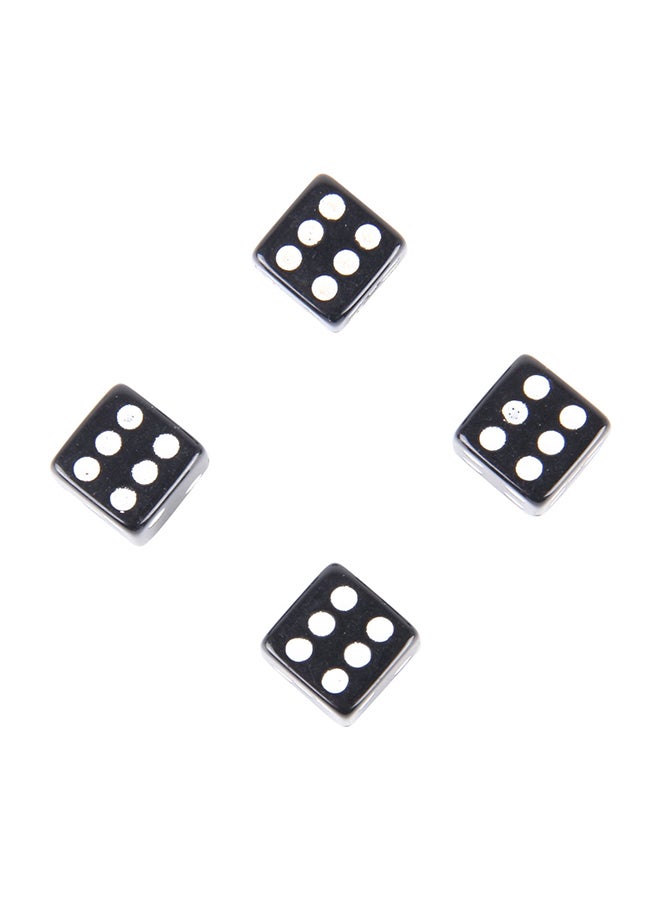 Generic 4-Piece Dice Shaped Car Tire Valve Stem Cap  - Image 1