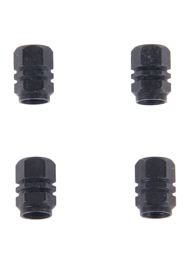 Generic 4-Piece Hexagon Shaped Universal Tire Valve Stem Cap  - Image 1