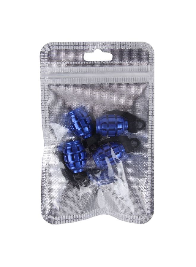 Generic 4-Piece Grenade Shaped Car Tire Valve Cap  - Image 4