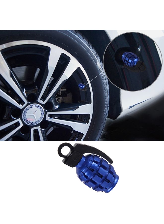 Generic 4-Piece Grenade Shaped Car Tire Valve Cap  - Image 5