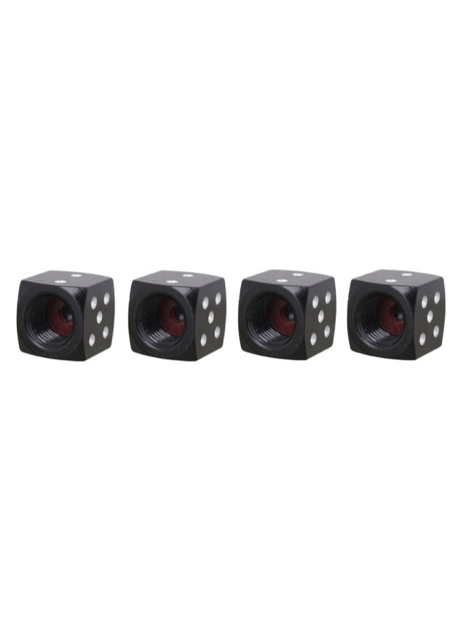 Generic 4-Piece Dice Style Car Tire Valve Cap  - Image 2