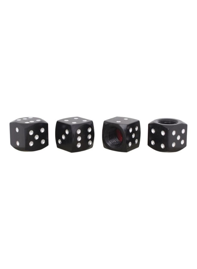 Generic 4-Piece Dice Style Car Tire Valve Cap  - Image 3