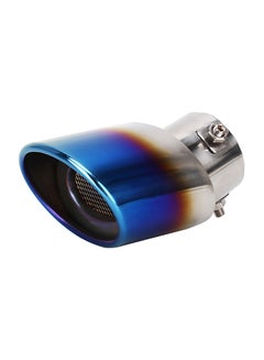 Curved Bolt-On Exhaust Tail Muffler Tip Pipe With Mesh
