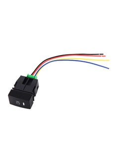 Generic 5-Pin ON-OFF Fog Light Switch With Cable  - Image 1