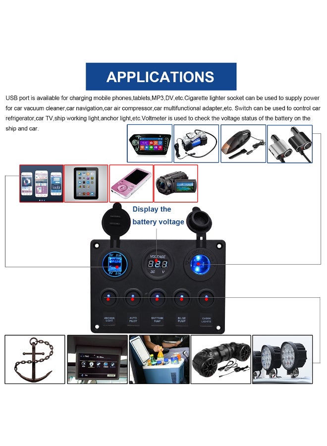 Generic - 5-Way Multi-function Combination Switch Panel - Image 1