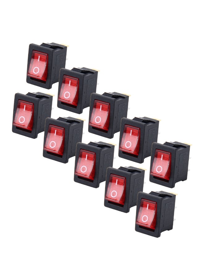 Generic 10-Piece DIY 3-Pin Boat Cap OFF-ON Push Button  - Image 2