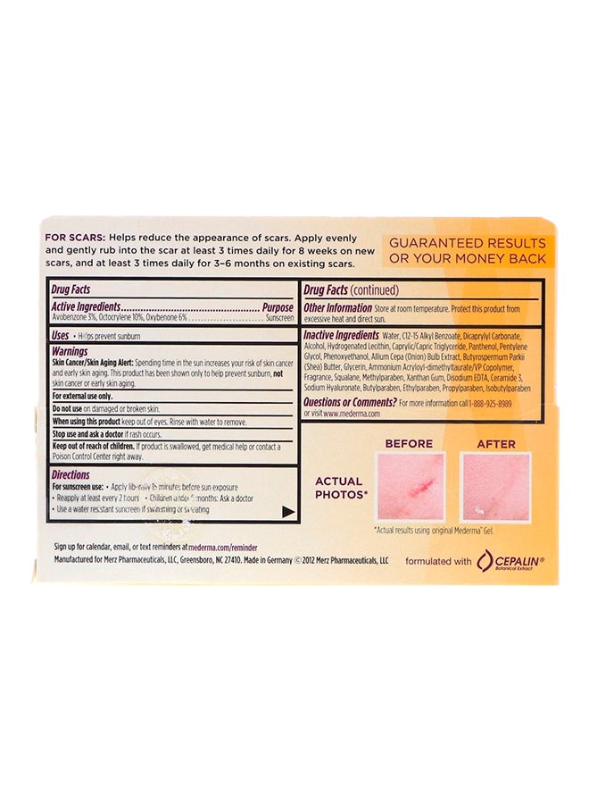 Mederma Scar Cream Plus SPF30 20grams - Image 2