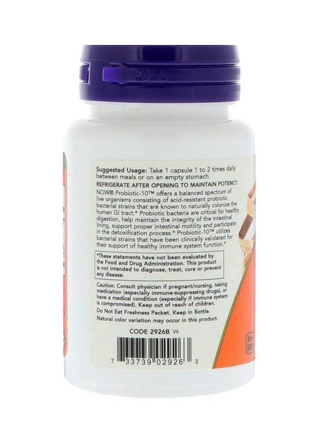 Now Foods - Probiotic-10 25 Billion 50 Veg Capsules - Image 1