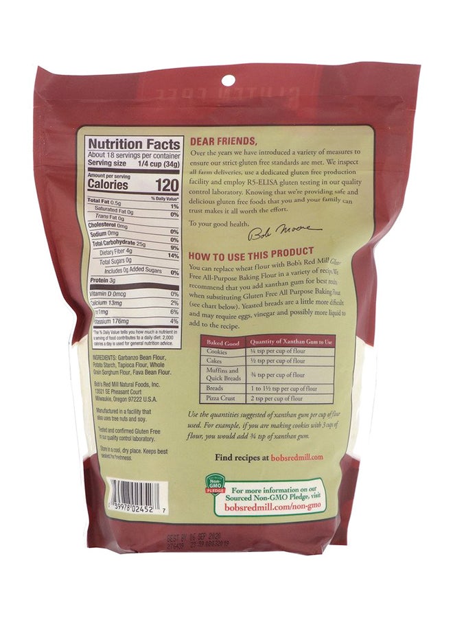Bob's Red Mill All Purpose Baking Flour 623grams - Image 2