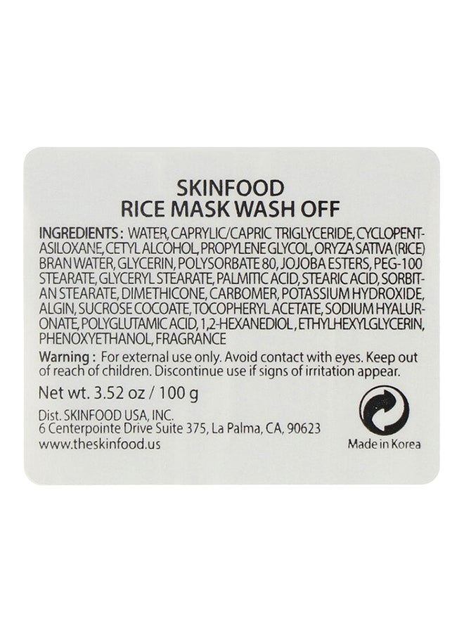 Skinfood - Rice Mask Wash Off 100grams - Image 1
