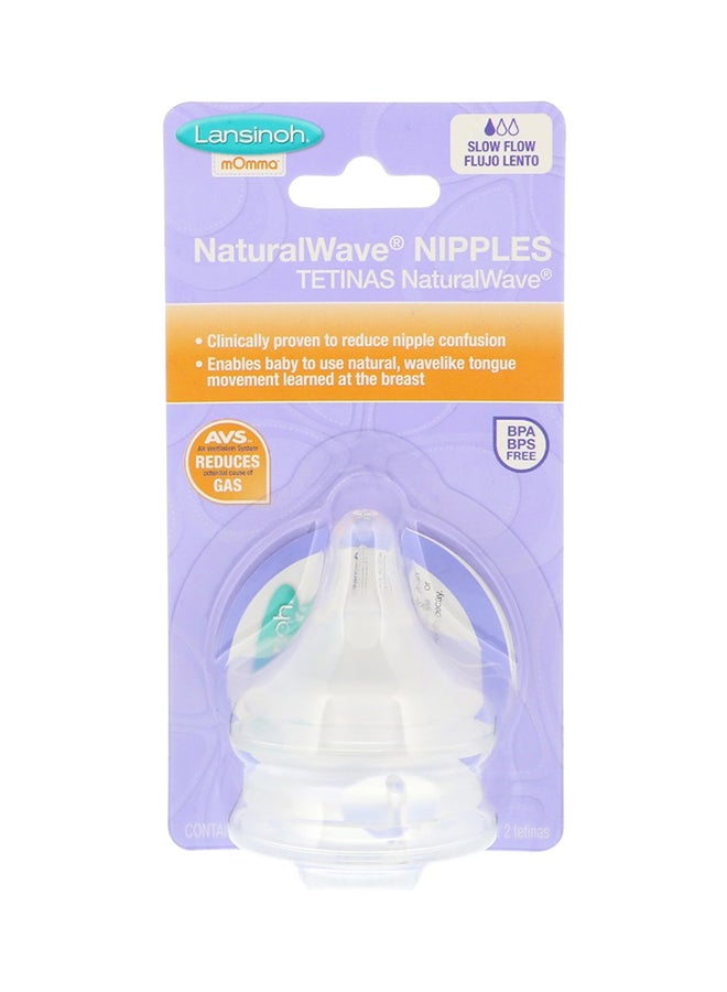 طقم حلمات ناتشورال ويف ذات التدفق البطيء مكوّن من 6 قطع - Image 1