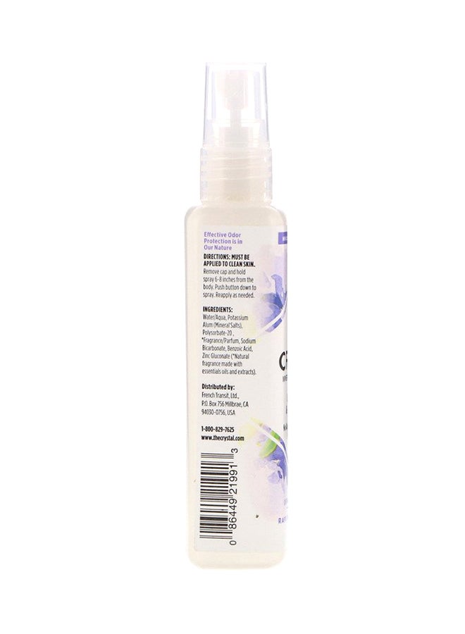 Crystal Mineral Deodorant Body Spray - Lavender And White Tea Clear 118ml - Image 2