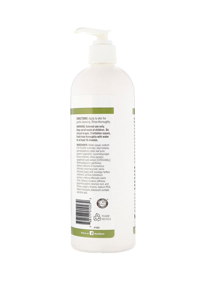 Nutribiotic Non Soap Sensitive Skin Cleanser Clear 473ml - Image 2