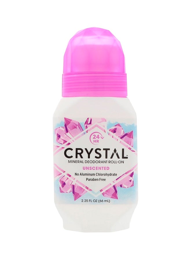 Crystal Unscented Body Deodorant Roll On 66ml - Image 1