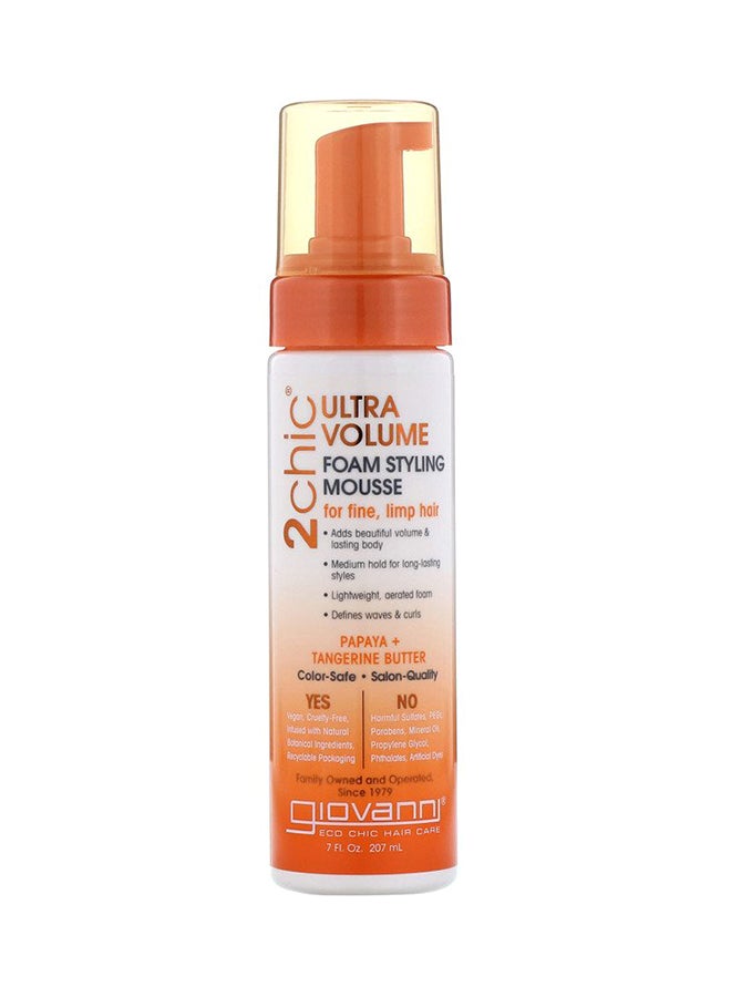 Giovanni GNV 2chic Ultra-Volume Styling Mousse 207ml  - Image 1